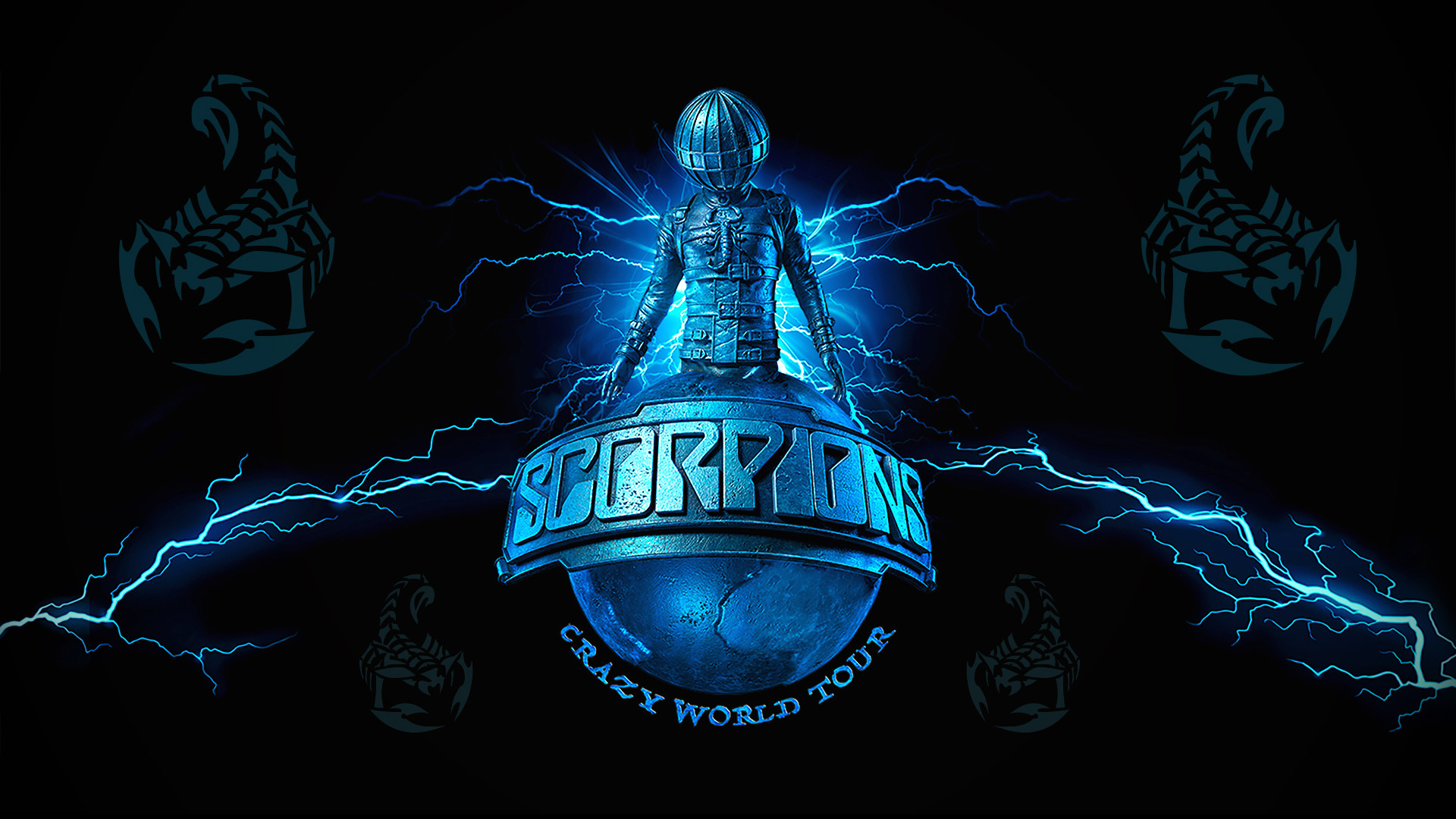 Wallpapers Music Scorpions Scorpions - Crazy World Tour