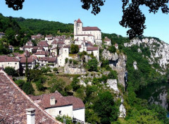  Voyages : Europe Saint-Cirq-Lapopie (Lot)