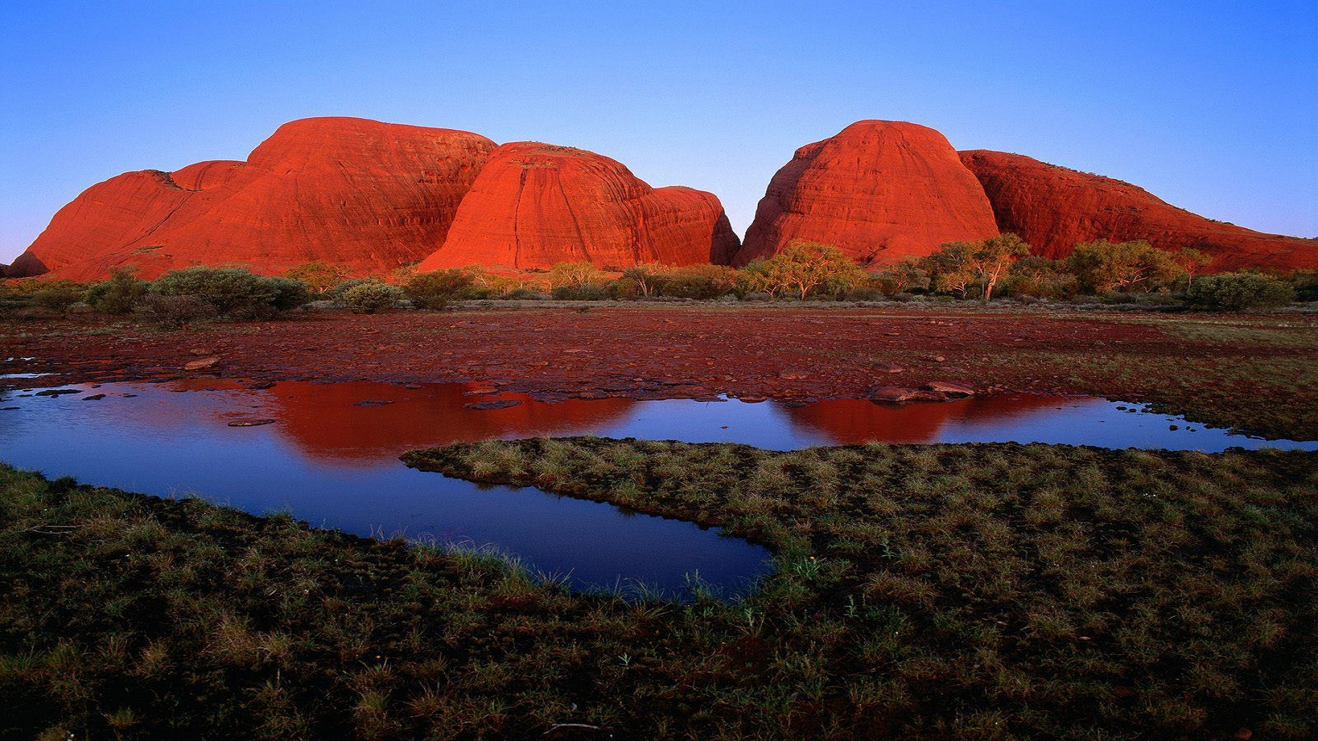 Fonds d'cran Nature Roches - Pierres - Sables Rocher Ulturu Australie