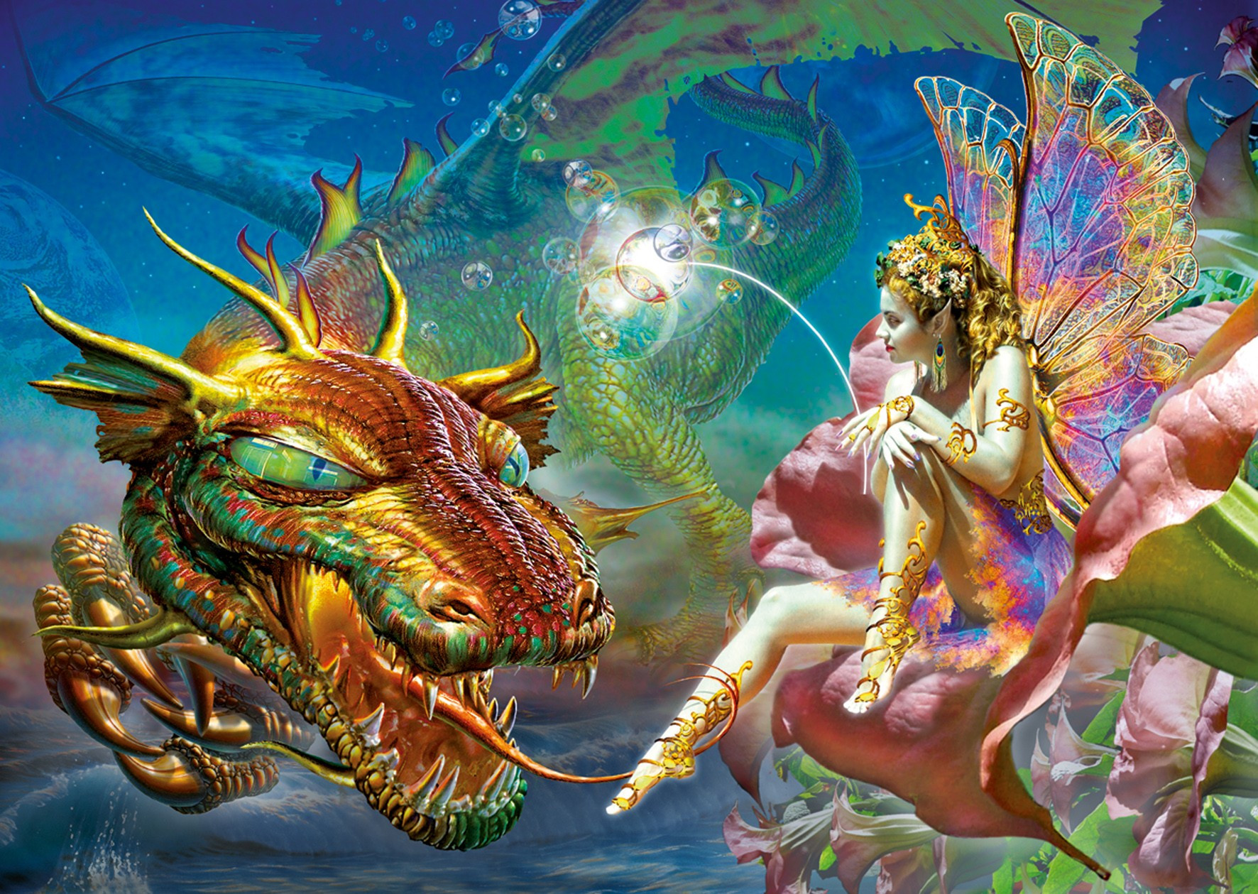 Fonds d'cran Fantasy et Science Fiction Cratures : Dragons 