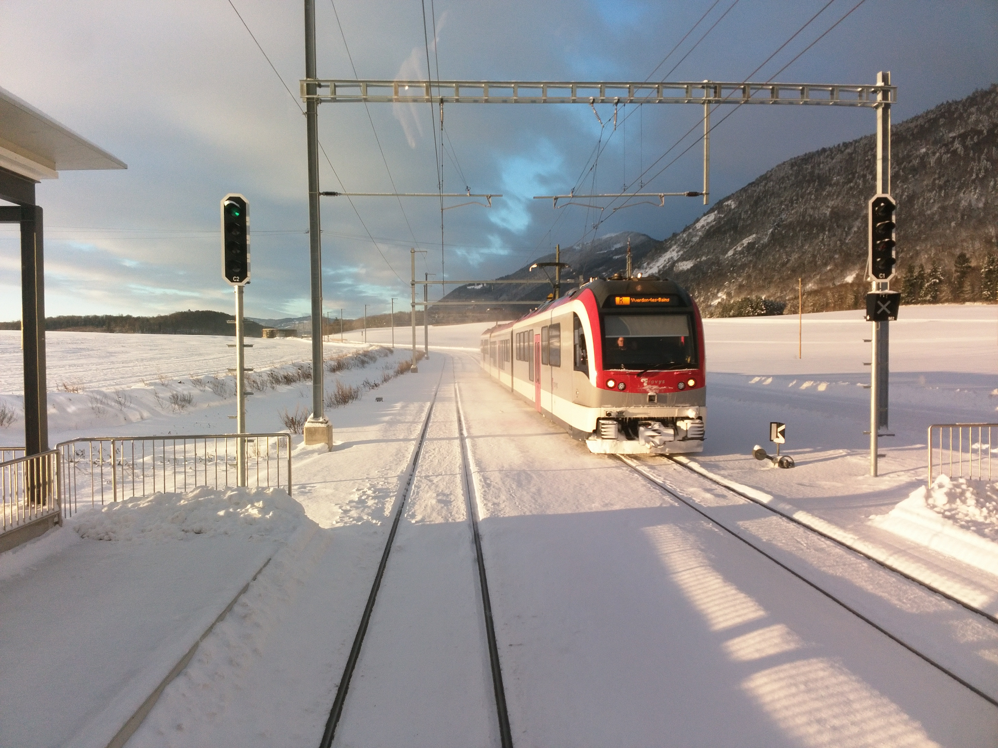 Fonds d'cran Transports divers Trains Slction 125me Anniversaire Yverdon Sainte-Croix