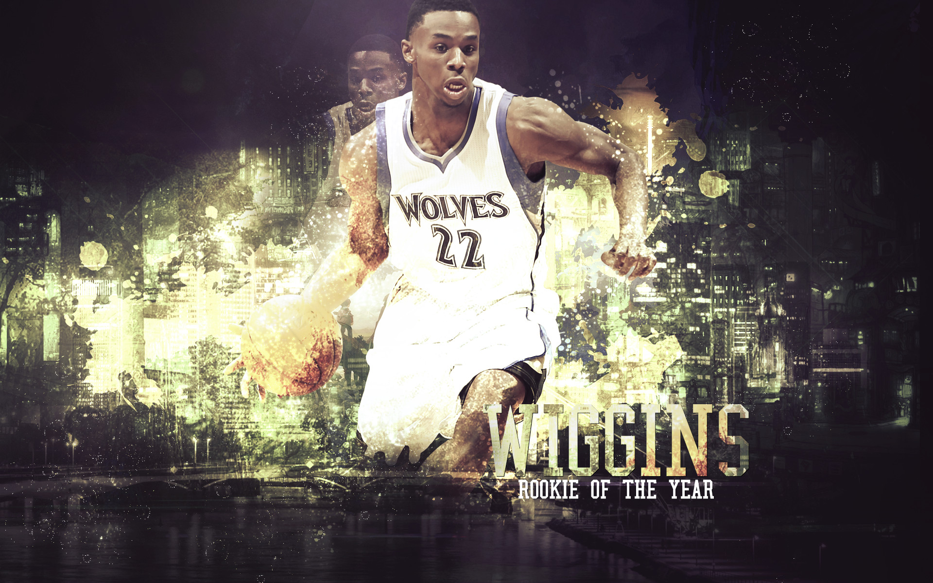 Wallpapers Sports - Leisures Basketball Andrew Wiggins