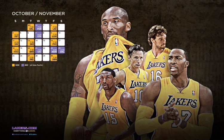 Wallpapers Sports - Leisures Los Angeles Lakers Wallpaper N456072