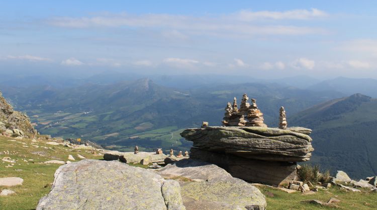 Fonds d'cran Nature Paysages au sommet de la Rhune (pays basque)