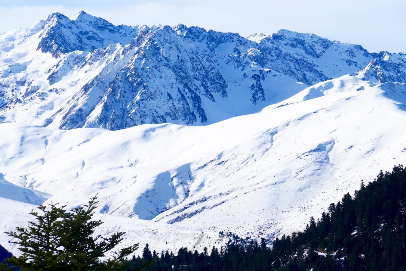 Fonds d'cran Nature Montagnes Randonnée de Payolle  à Espiadet par le col de Beyrède, Pyrénées