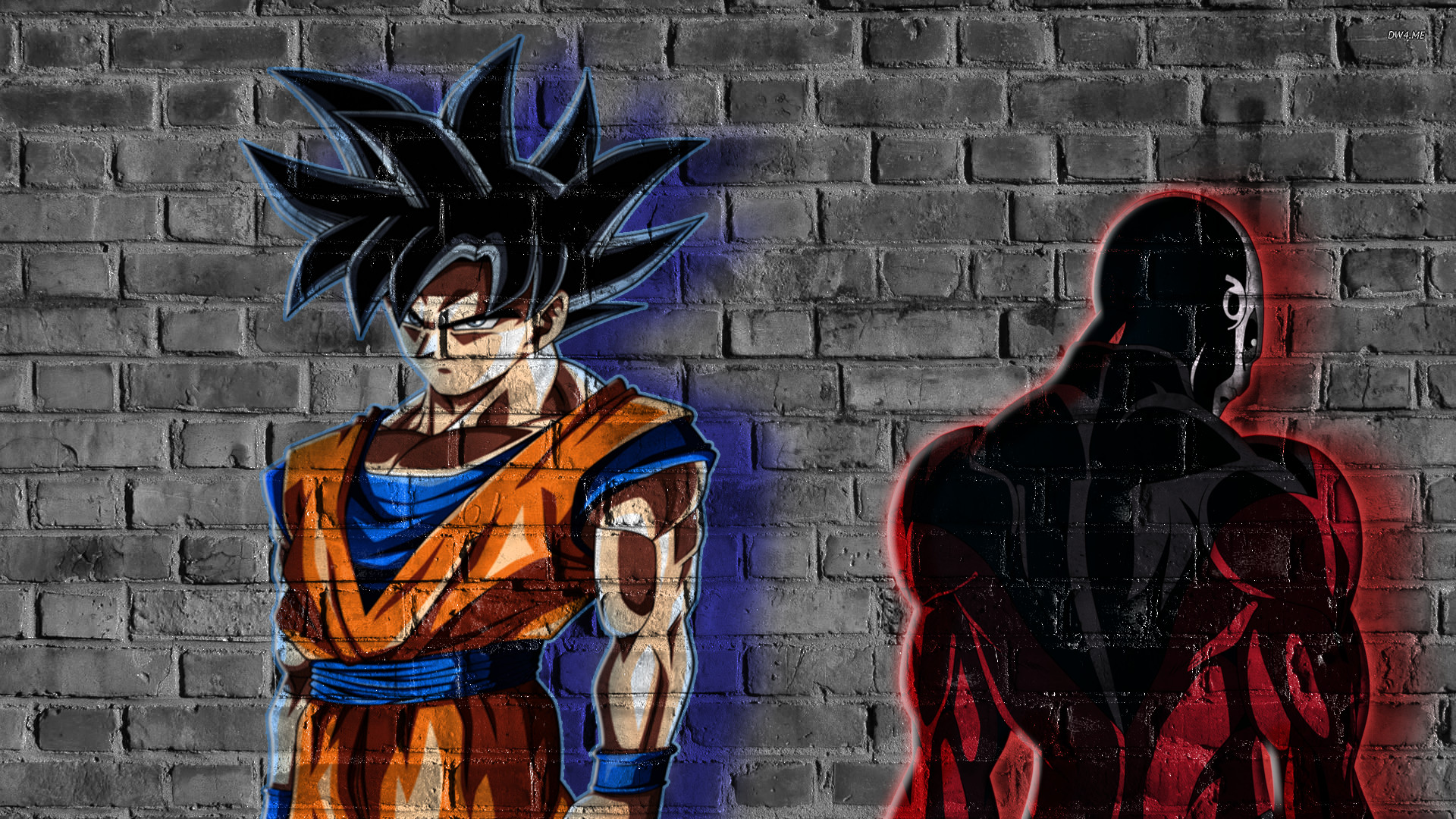 Fonds d'cran Manga Dragon Ball Super Goku Ultra Instinct et Jiren