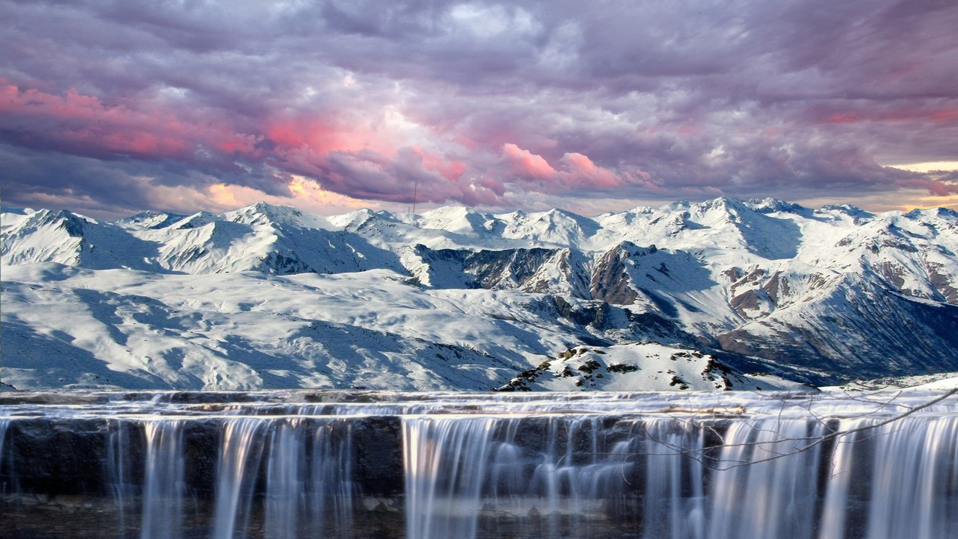 Fonds d'cran Art - Numrique Nature - Paysages Cascade