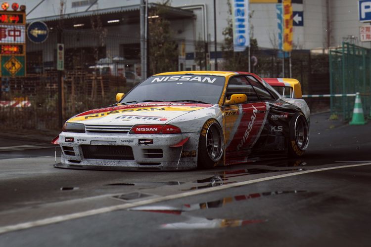 Fonds d'cran Voitures Nissan Nissan skyline GT-R R32