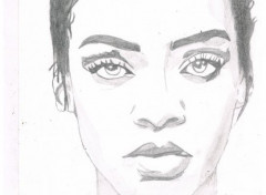  Art - Pencil rihanna