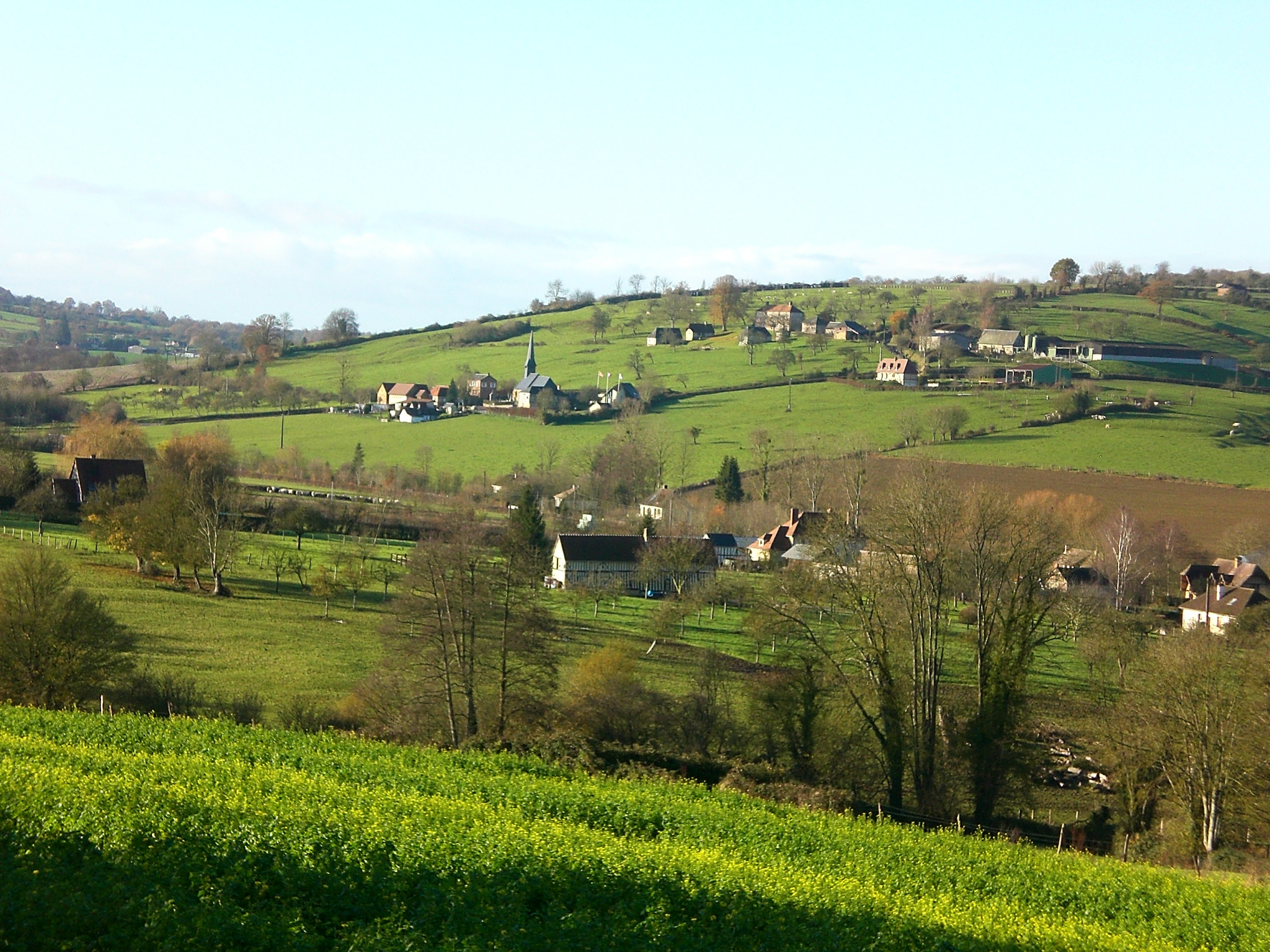 Fonds d'cran Nature Paysages Vue sur Camembert (61)