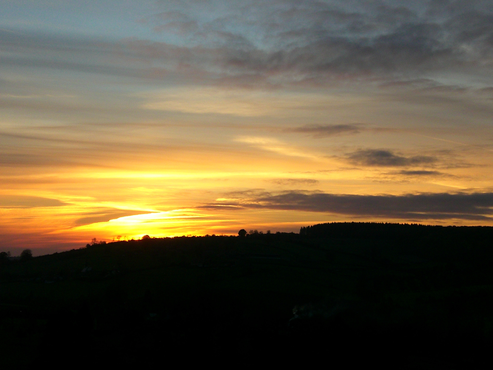 Wallpapers Nature Sunsets and sunrises Coucher de soleil sur CAMEMBERT