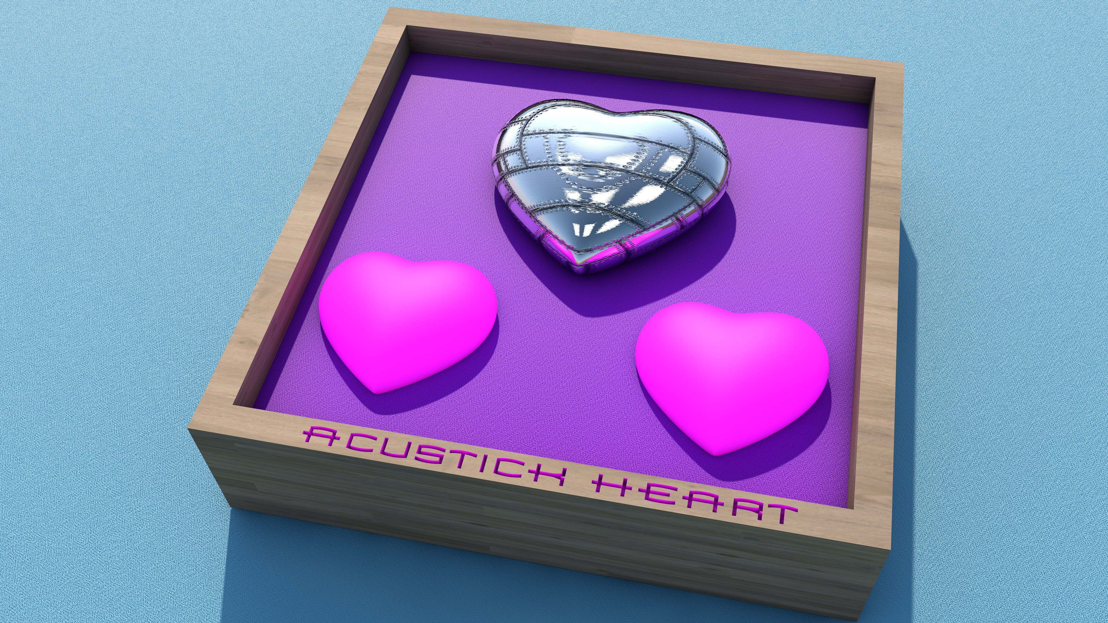 Wallpapers Digital Art 3D - Various hearts