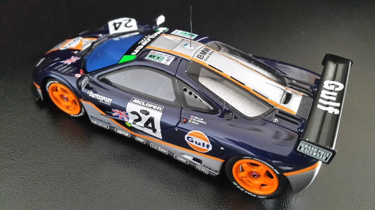 Fonds d'cran Voitures Voitures miniatures Mc Laren F1 GTR #24  (4éme place Le Mans 95)