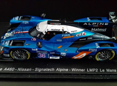  Voitures Signatech Alpine A460 - gagnante Le Mans 2016 cat.LMP2