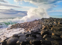  Voyages : Europe Une vague sur la chaussée des géants