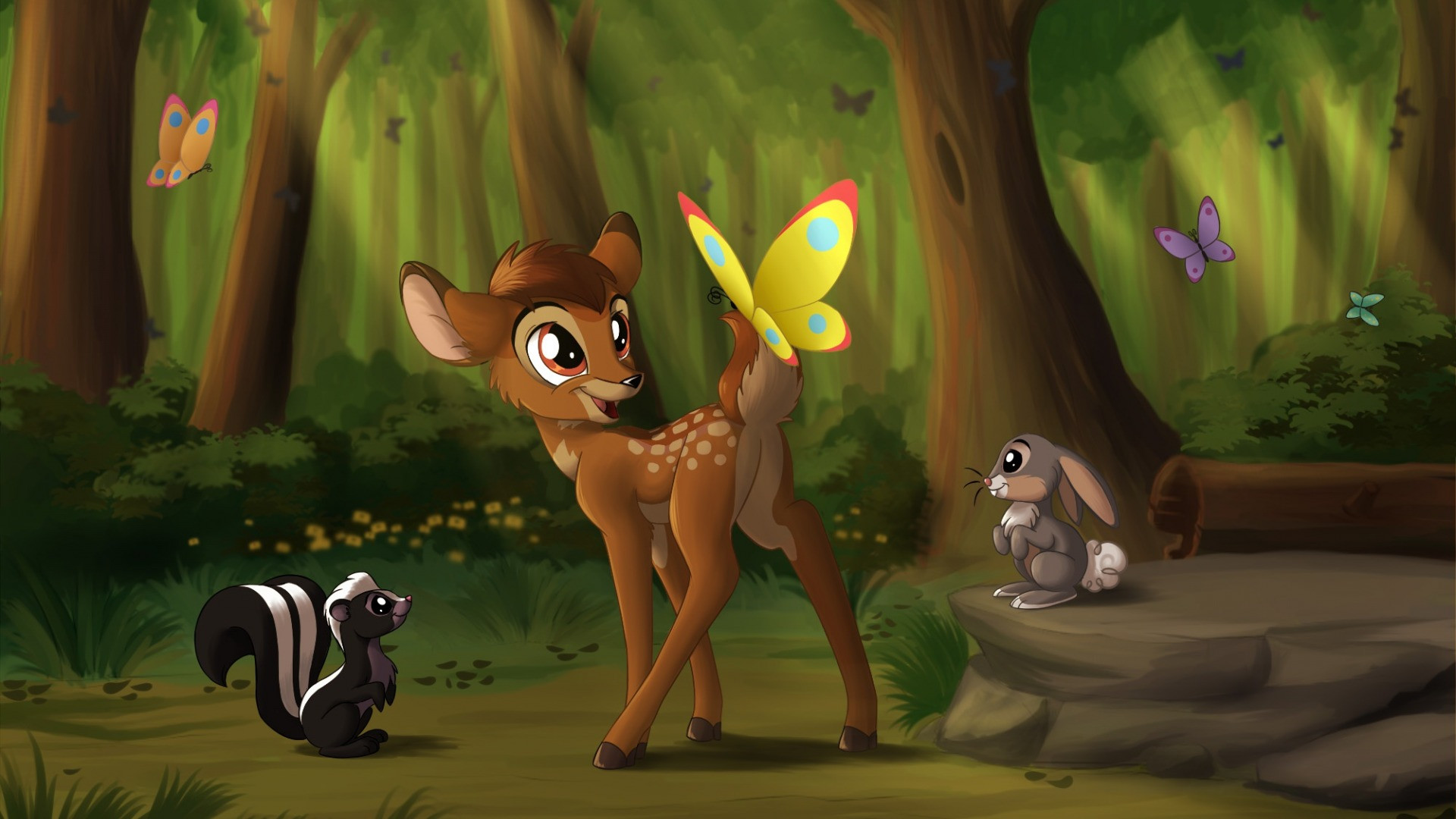 Wallpapers Cartoons Bambi 