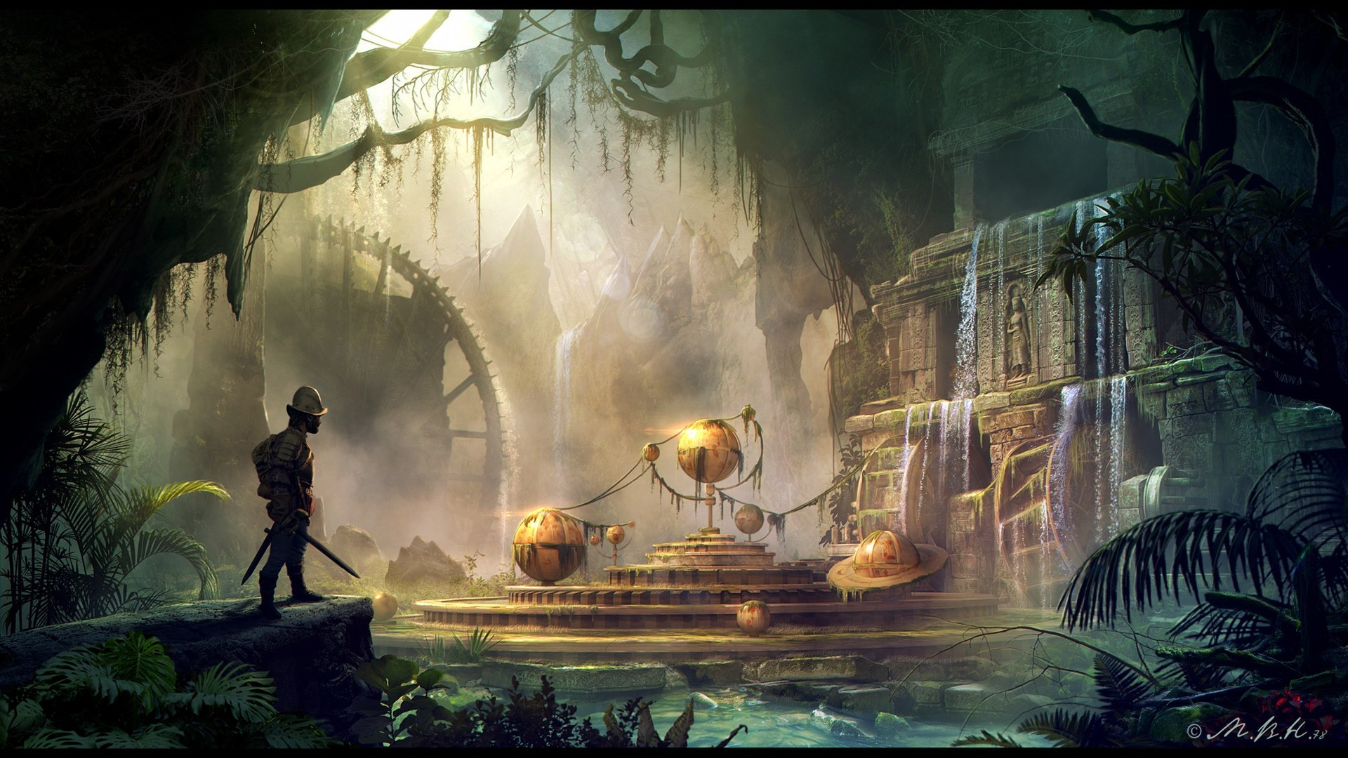 Fonds d'cran Fantasy et Science Fiction Paysages Fantasy 