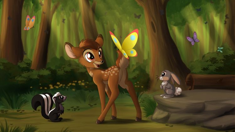 Wallpapers Cartoons Bambi Wallpaper N460942