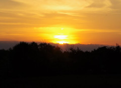  Nature Coucher de soleil sur la campagne