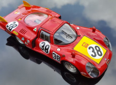  Voitures ALFA ROMEO T33/2 ( 24 Heures du Mans 1968 )