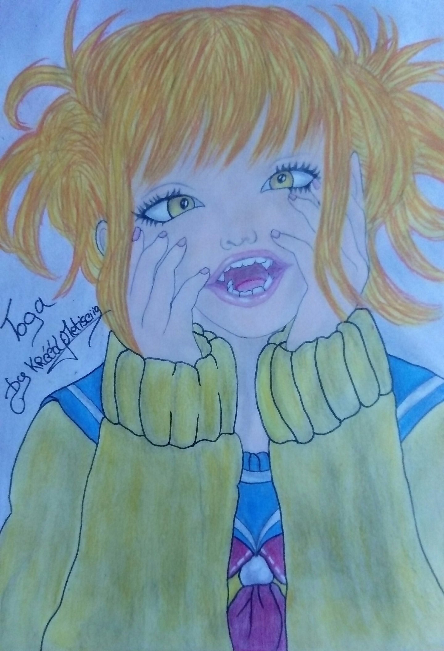 Fonds d'cran Art - Crayon Manga - Divers Himiko  toga