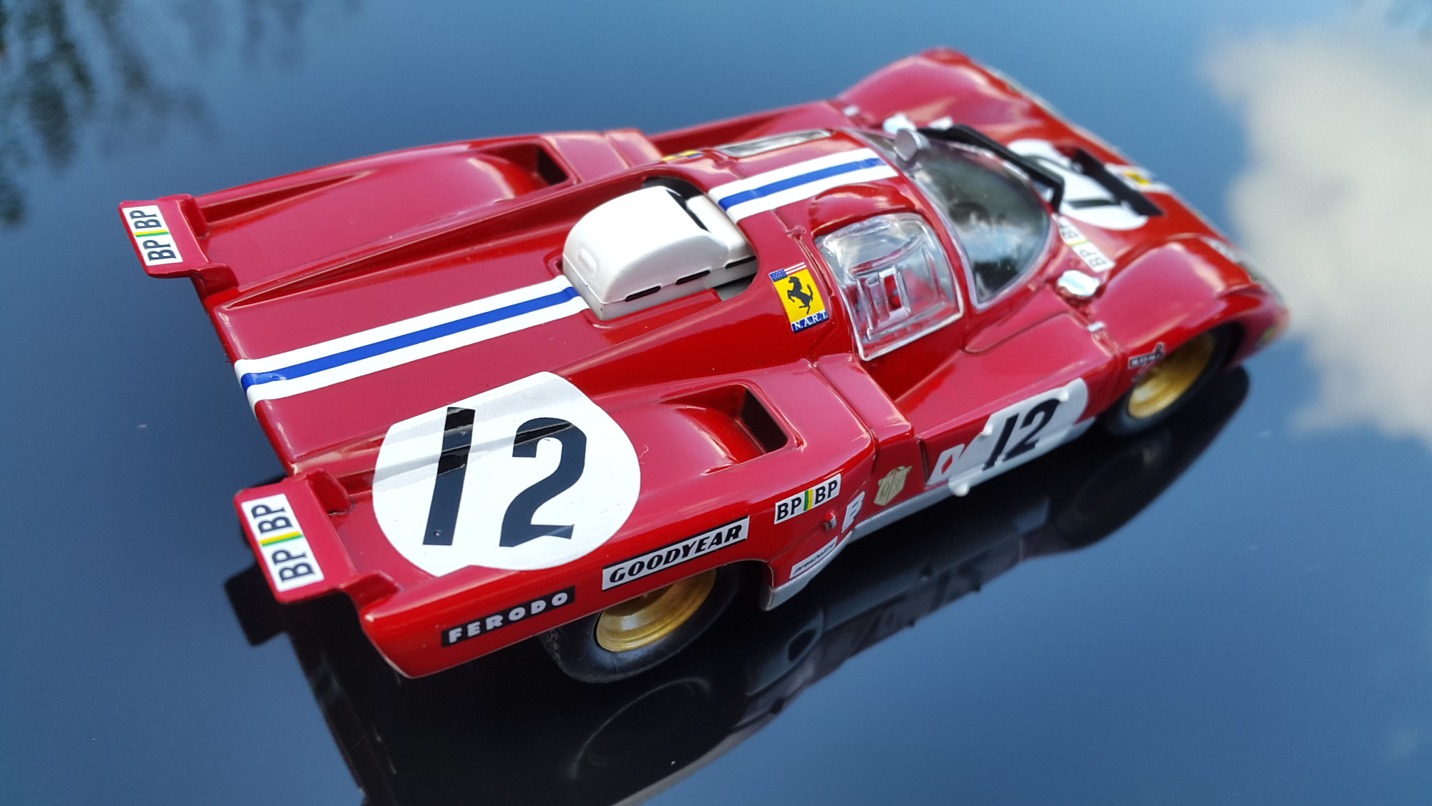 Fonds d'cran Voitures Voitures miniatures Ferrari 512 S ( 2éme place Le Mans 1971 )