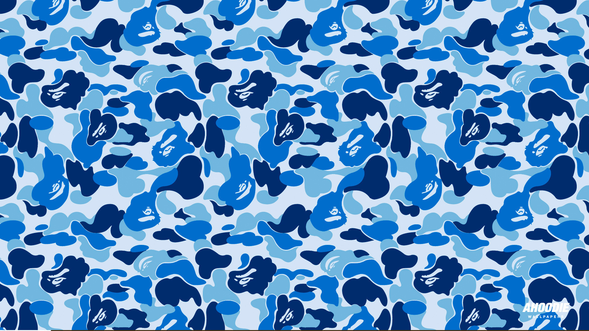 Wallpapers Brands - Advertising Miscellaneous Blue Bape