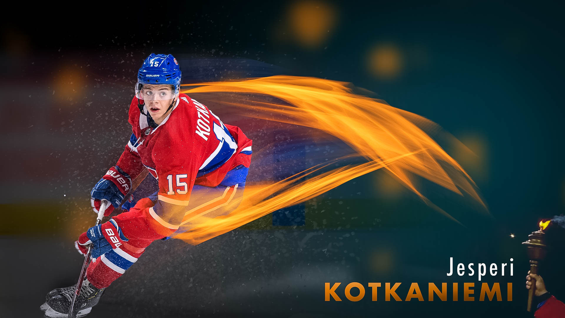 Wallpapers Sports - Leisures Hockey Jesperi Kotkaniemi