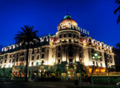  Constructions et architecture Htel LE NEGRESCO la nuit  Nice