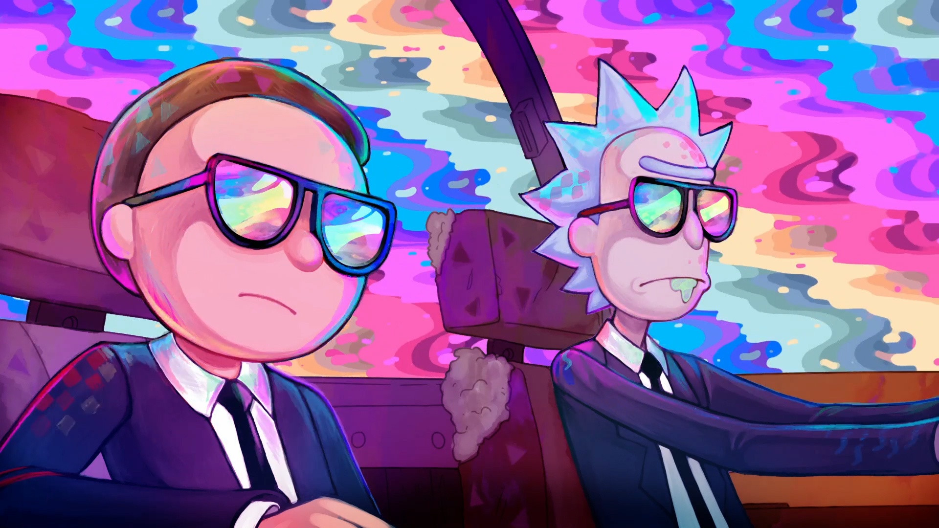 Wallpapers Cartoons Rick et Morty 