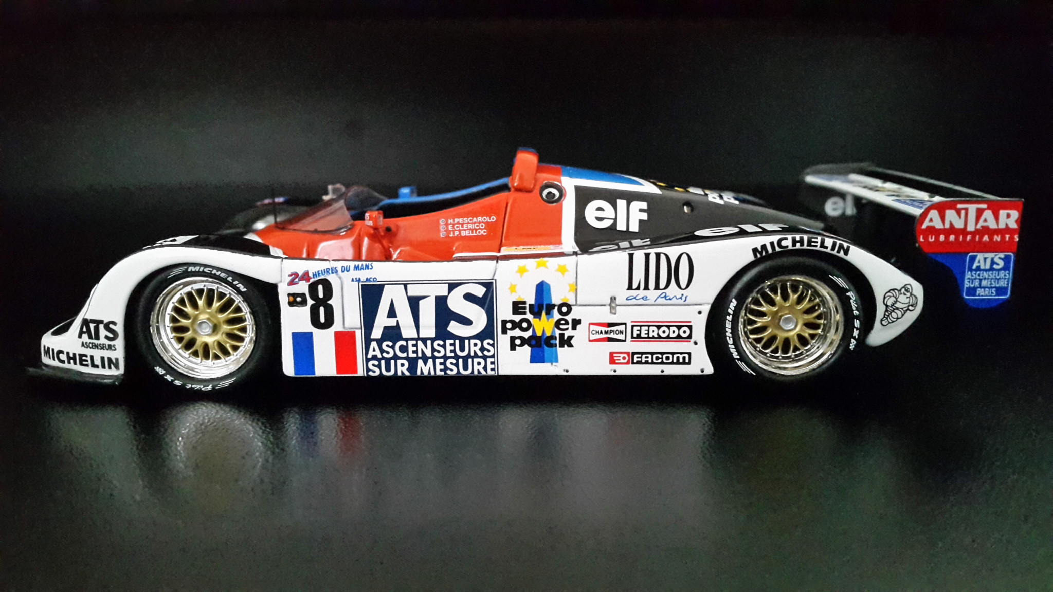 Wallpapers Cars Cars - Toys Courage - Porsche C36 (7éme place 24 Heures du Mans 1997)