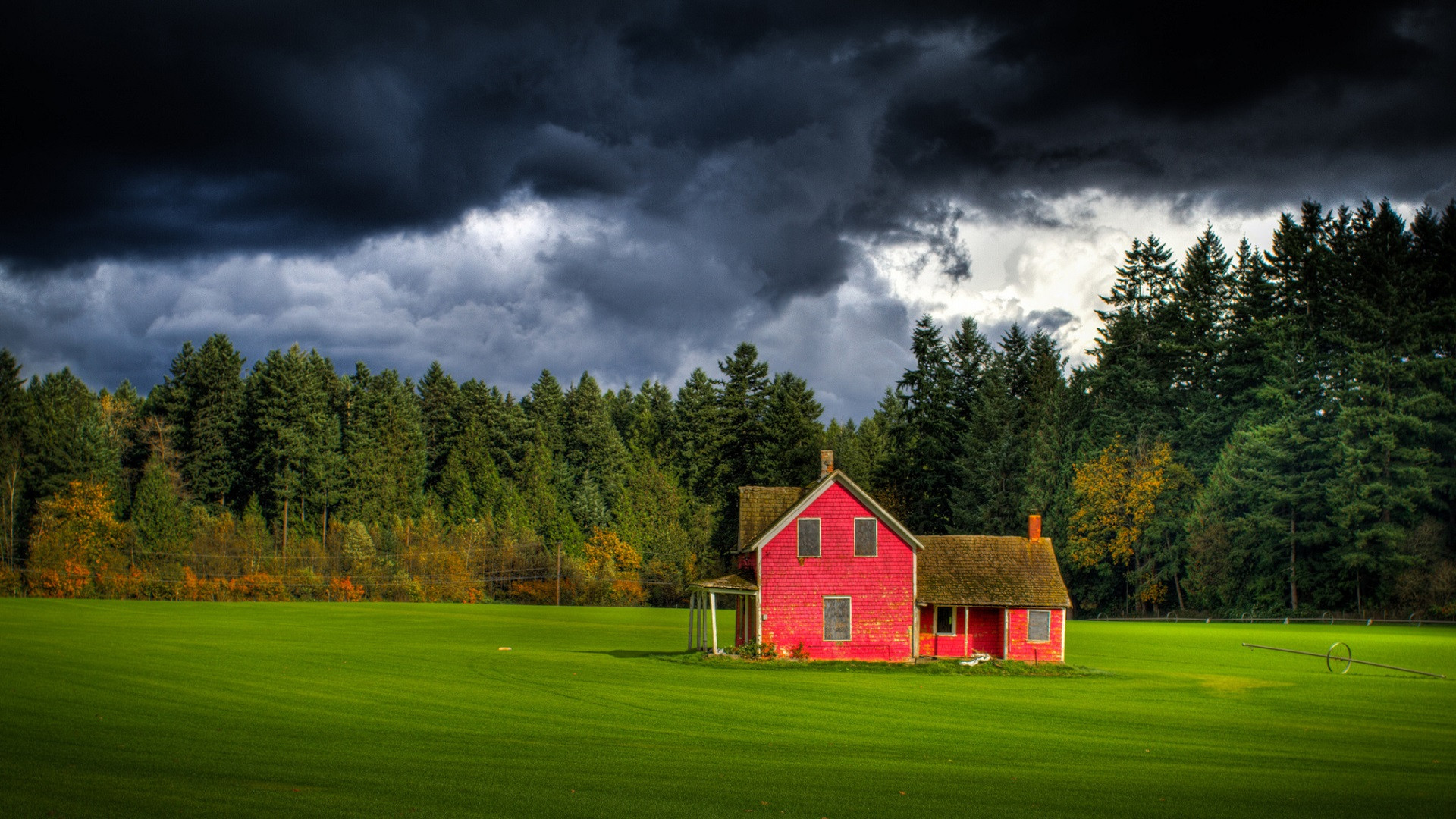 Wallpapers Nature Campaign Cabane Colombie britanique