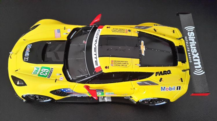 Fonds d'cran Voitures Voitures miniatures Chevrolet CORVETTE C7R - 3éme place cat.GTE PRO Le Mans 2017