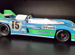  Cars MATRA MS 670 (gagnante Le Mans 1972 - H.Pescarolo/G.Hill)