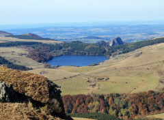  Nature vues sur le lac de géry (puy de dôme)