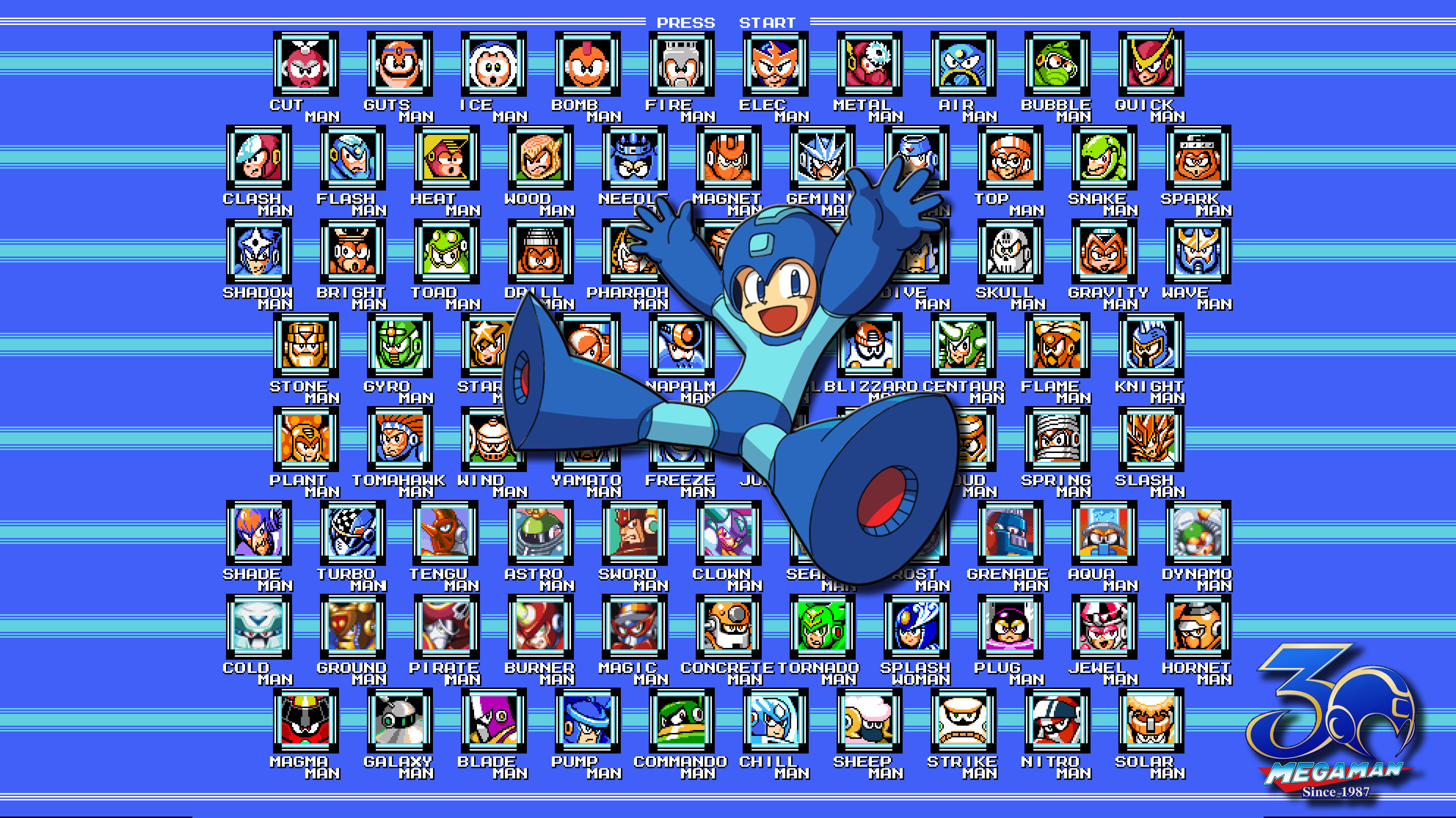 Fonds d'cran Jeux Vido Megaman megaman anniversary colection