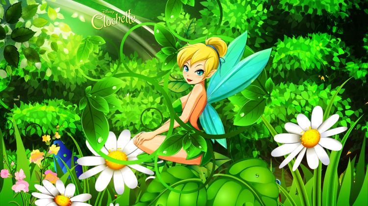 Wallpapers Cartoons Peter Pan Fée Clochette