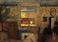  Art - Painting Le Salon des Natasson, rue Saint-Florentin - 1897-98 - Edouard Vuillard