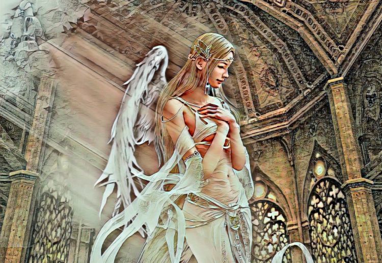 Fonds d'cran Fantasy et Science Fiction Anges Wallpaper N472682