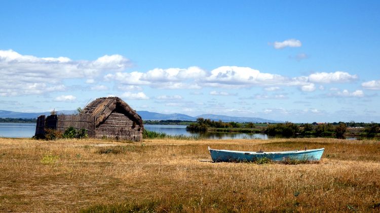 Wallpapers Trips : Europ France > Languedoc-Roussillon l'tang de Canet - Saint-Nazaire (Pyrnes Orientales)