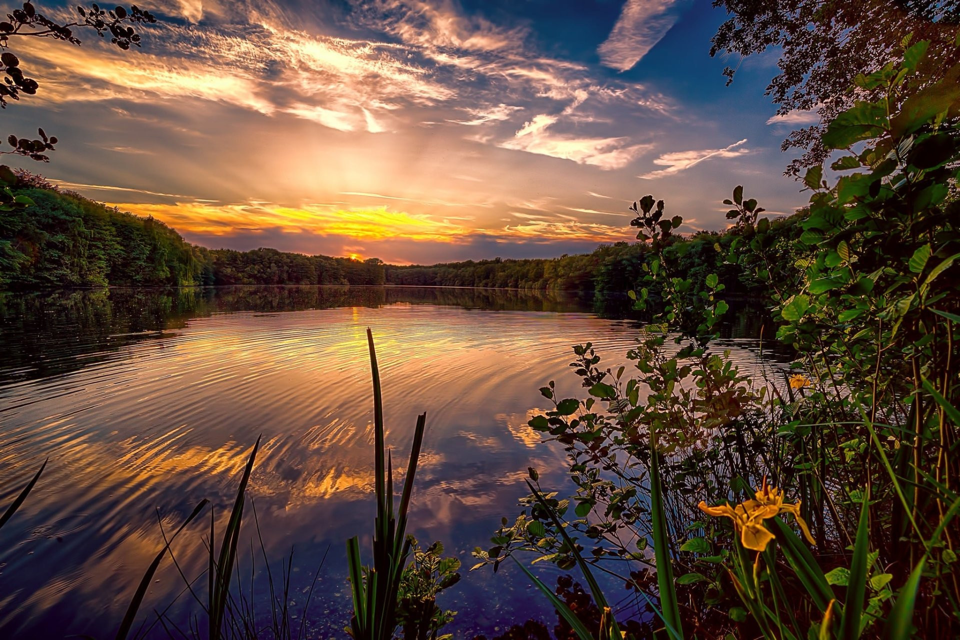 Fonds d'cran Nature Couchers et levers de Soleil 