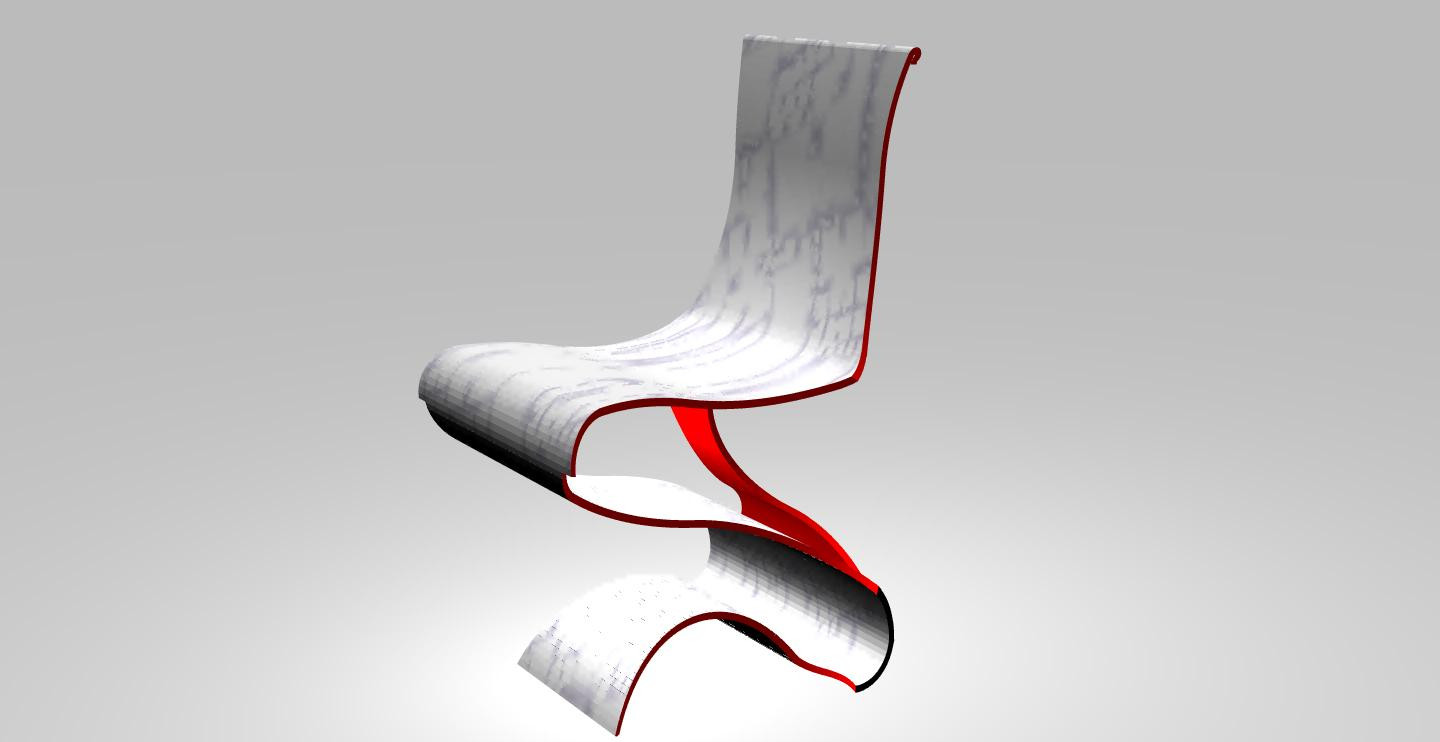 Fonds d'cran Art - Numrique 3D Chaise design