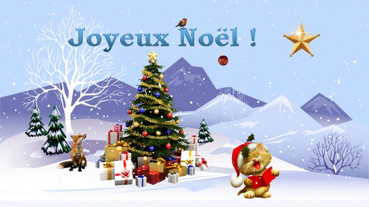 Wallpapers Digital Art Hollidays - Christmas Joyeux Noël