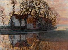  Art - Painting Ferme prs de Duivendrecht - 1916 - Piet Mondrian