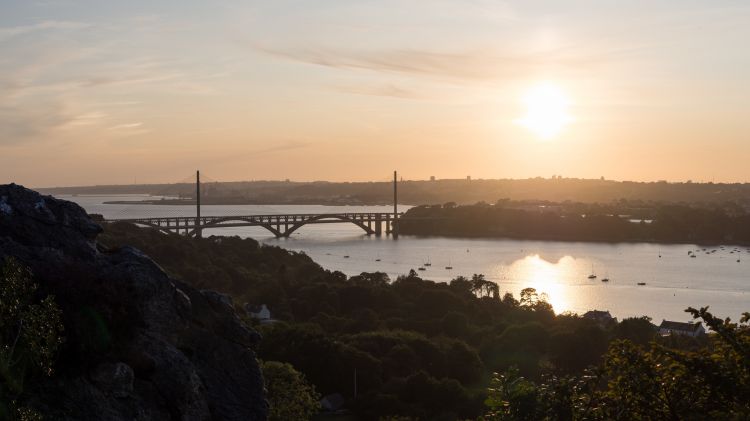 Fonds d'cran Nature Mers - Ocans - Plages Pont de L'iroise - Rade de Brest