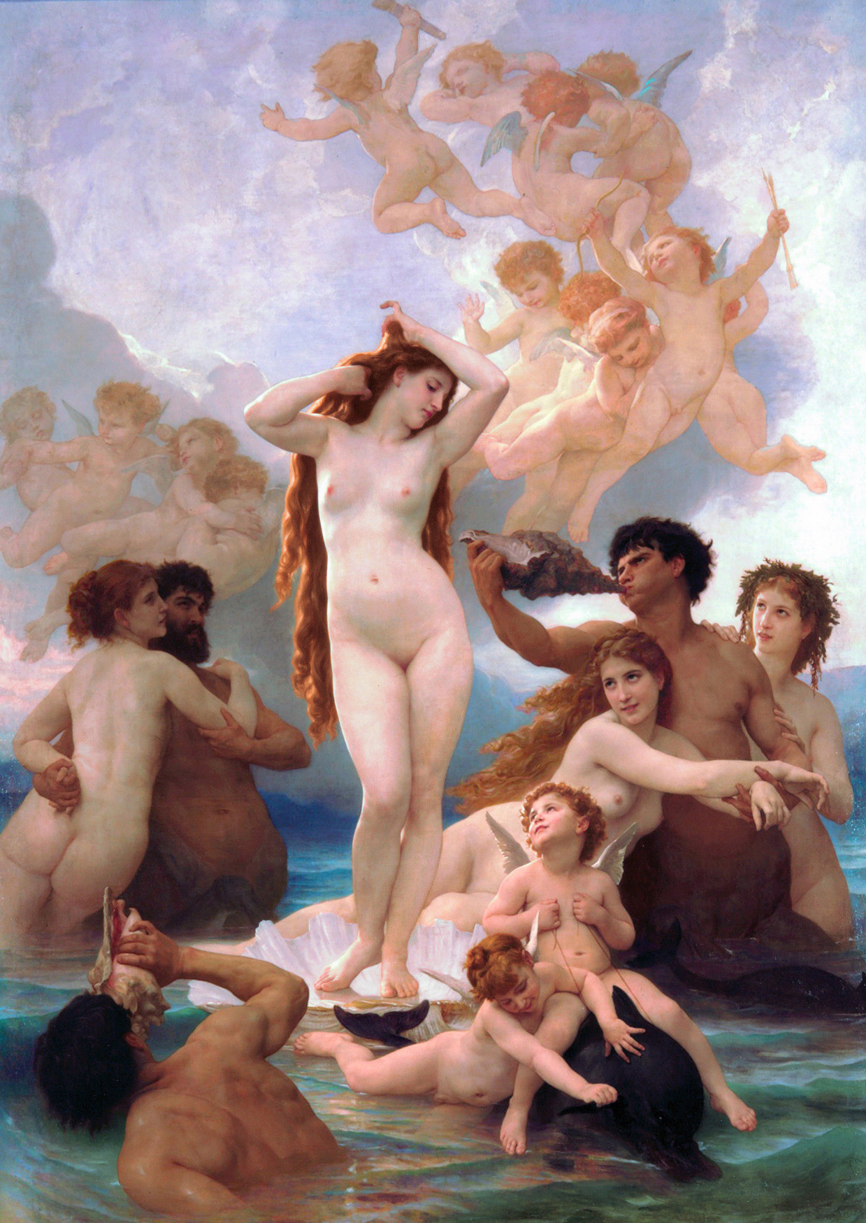 Wallpapers Art - Painting Miscellaneous Naissance de Vnus - 1879 - William Bouguereau