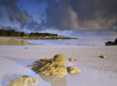  Nature Nuages noirs sur la plage