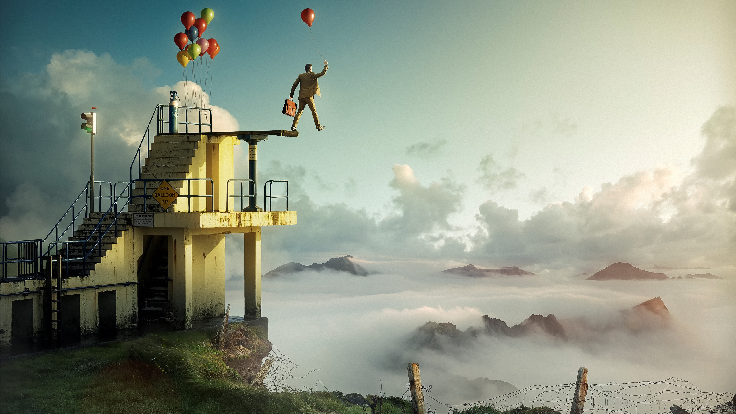 Wallpapers Digital Art Humanity Leap of Faith