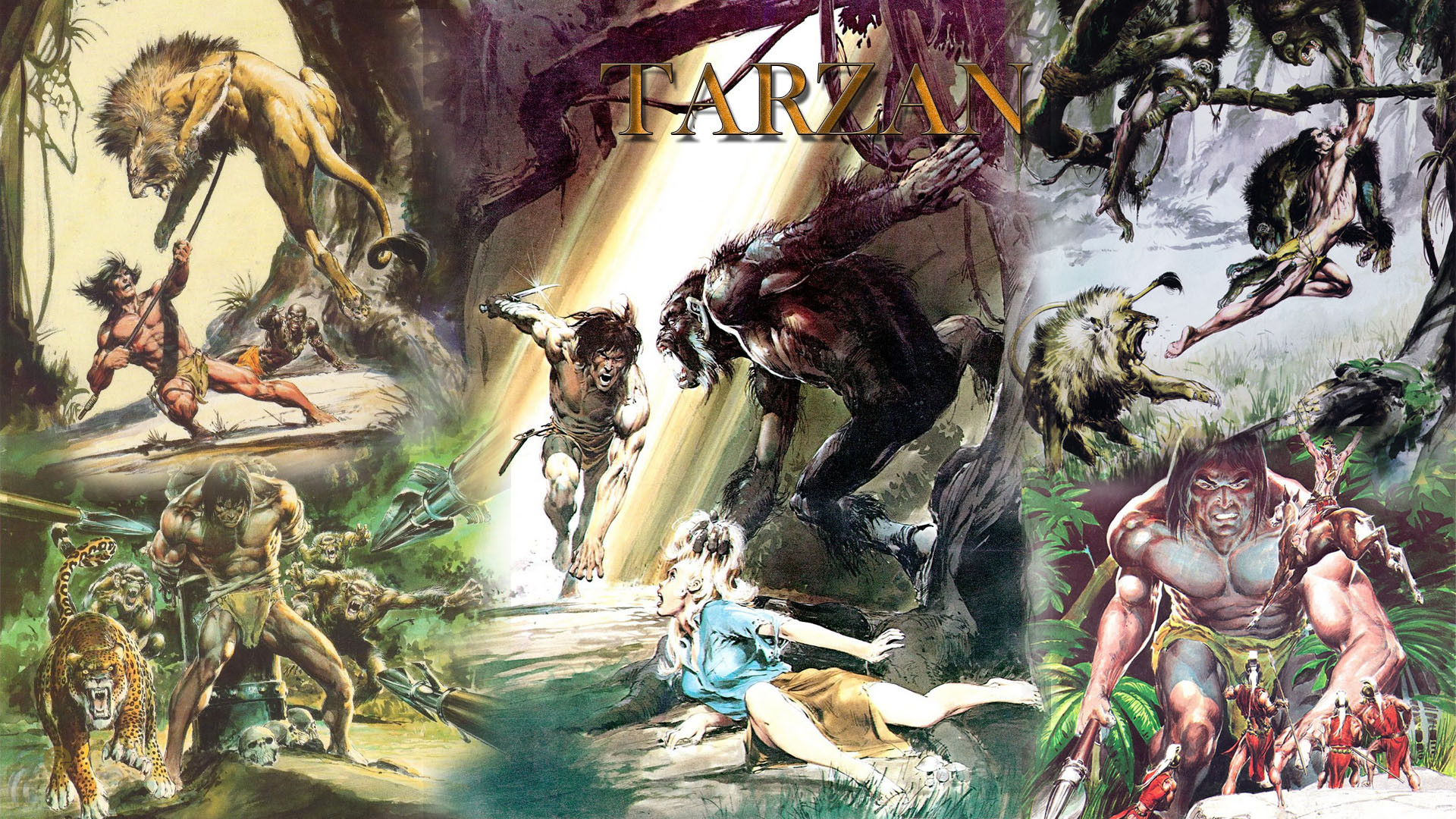 Fonds d'cran Comics et BDs Tarzan 