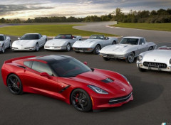  Voitures Ensemble de Chevrolet Corvette